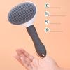 Yousheng Dog Grooming Brush Angled Teeth Pet Detangling Comb Self-Cleaning Deshedding Brush Removes Loose Fur Undercoat for Long Short Hair Cats