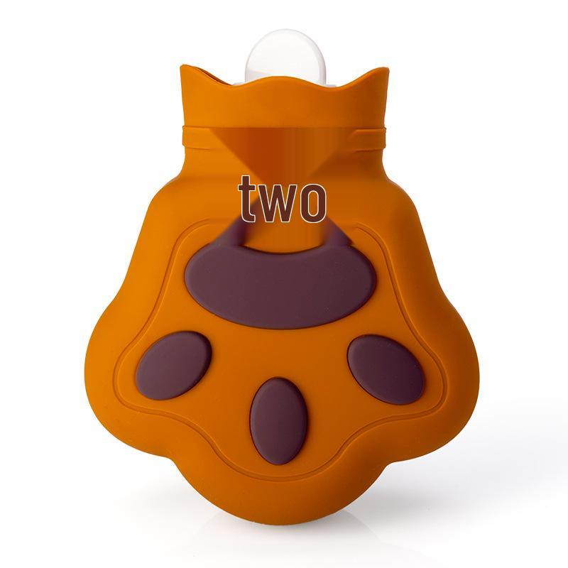 Silicone Explosion-Proof Hot Water Bottle: Portable, Microwaveable Mini Hand Warmer