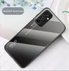 For Samsung Galaxy A25 A 25 5G deksel Gradient Aurora herdet glass myk ramme bakdeksel Telefonveske