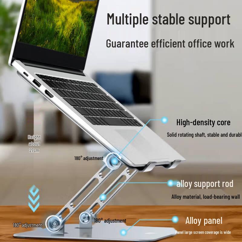 Leishe Doppelarm Faltbarer Laptopständer