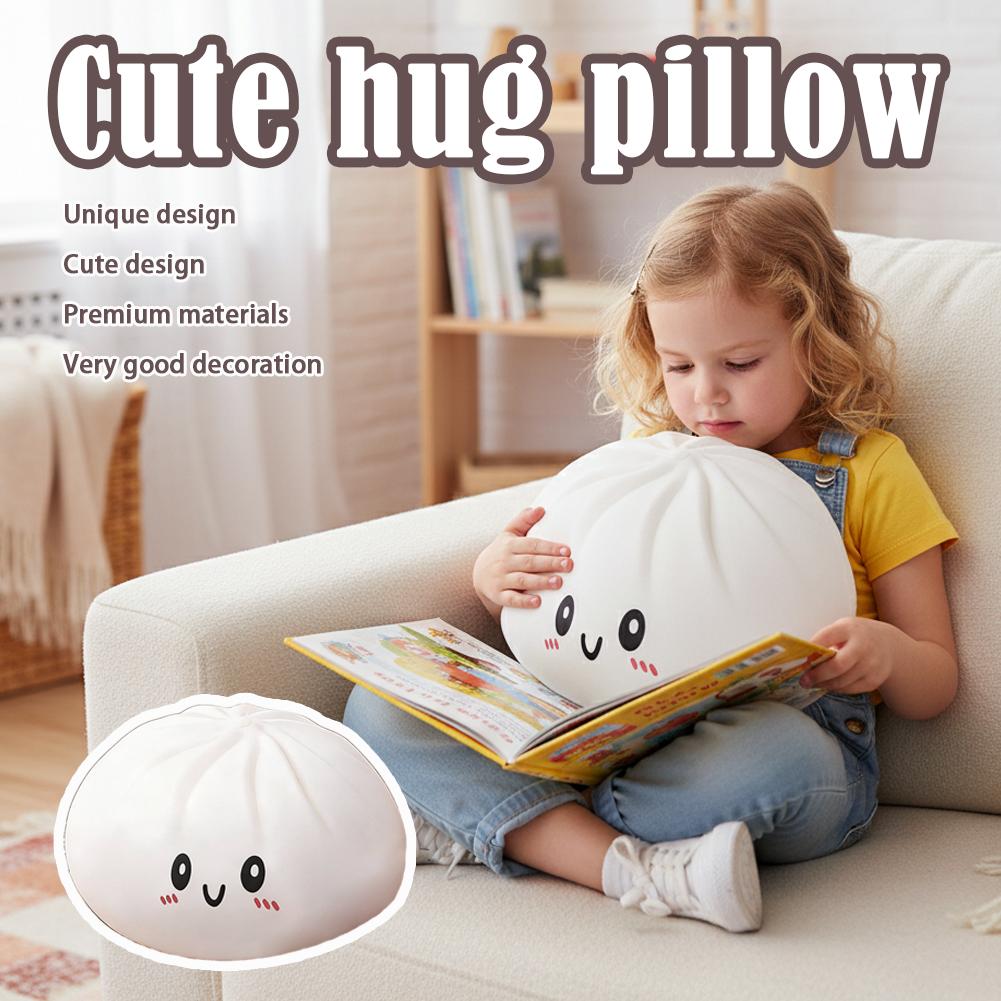 Giant Dumpling Squishy, Soft Stuffed Hug Pillow,Home Decoration Stress Relief Toy For Kids,Stress Relief Fidget Toy