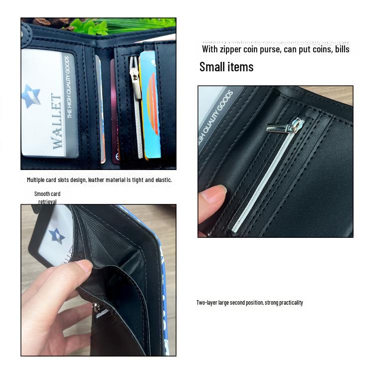 Genshin Impact Anime Game Wallet - High Quality, Authentic, One-Piece Delivery