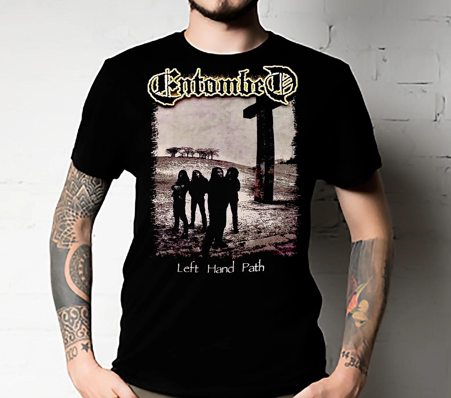 Men s and Women s T-shirts Left Hand Path Entombed XXXL