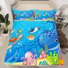 Meeres Tier Laken Haie Oktopus Schildkröten Korallen Laken Bettwäsche Sets Geeignet Für Kinderzimmer Dekoration