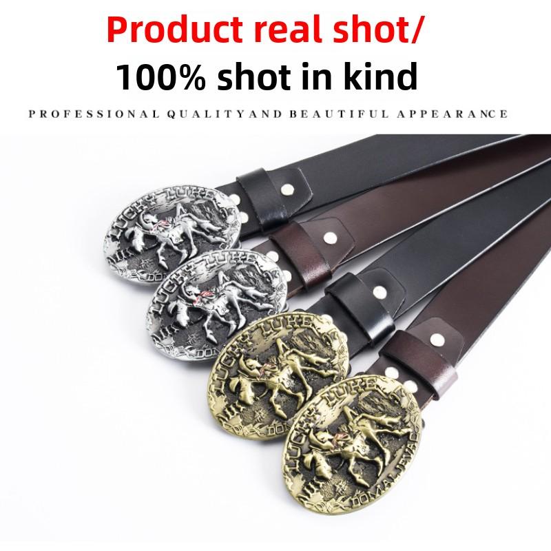 New Cowhide Belt Retro Punk Knight Belt Fashion Trend Belt Speed
