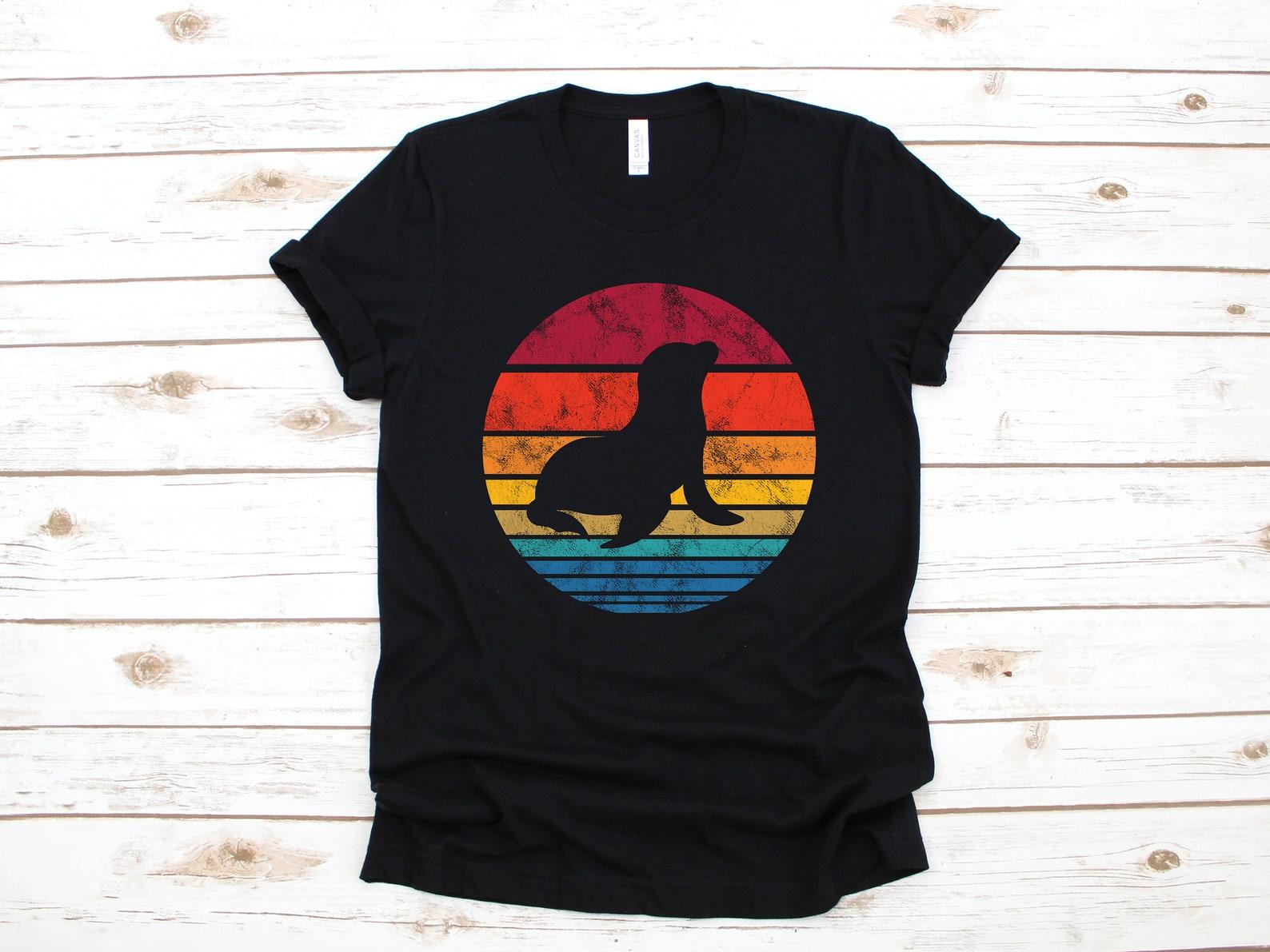 Retro Sea Lion Shirt, Sea Lion T-Shirt,T-shirt, T-shirt, T-shirt, Tank Top XL