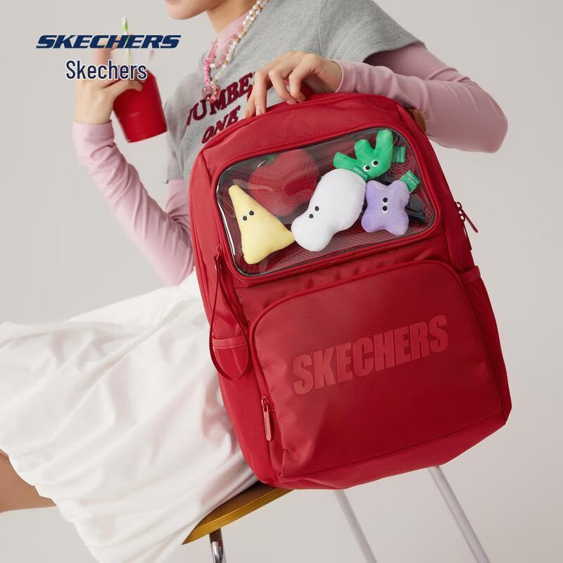 Skechers Unisex Large Capacity Transparent Backpack L325U103 One Size