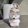 1 Pezzo Tazza Orso Carino 1000ml Tazza con Cannuccia