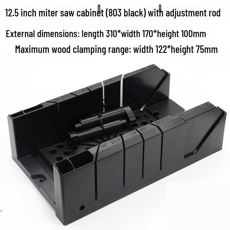 Duratec Woodworking Multifunctional Miter Saw Box & Gauge (45°)