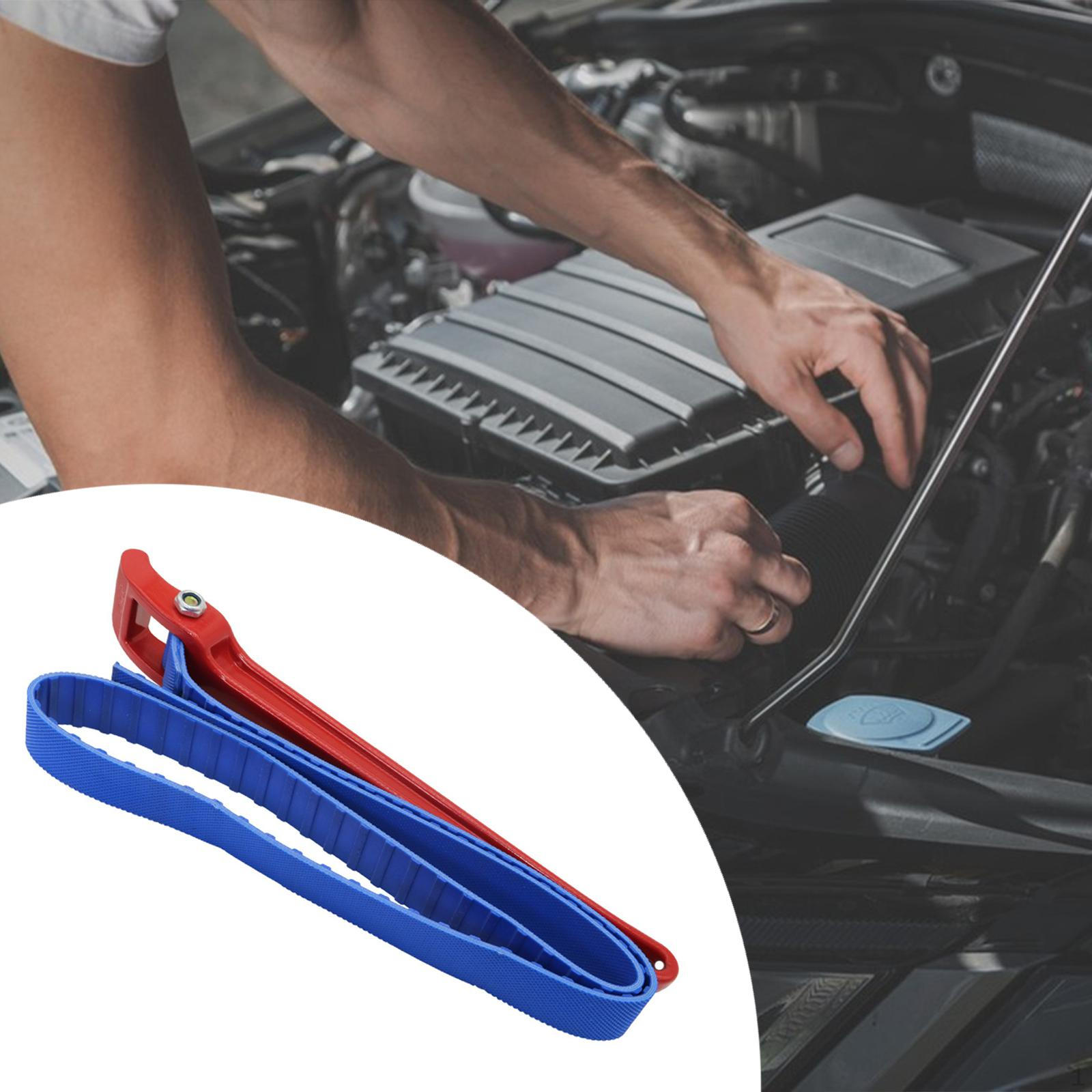 

Ремень Тип Гаечный ключ Гаечный ключ Легко установить Многофункциональный Ремешок для Открывания Автомобильной Трубы