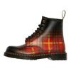 Dr. Martens 1460 Tartan Classic 8-Hole Boots Unisex Boots Black Orange 25754102