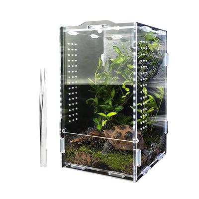 ABMH-Großes Acryl-Vogelspinnen-Gehege, Springspinnen-Gehege, Reptilien-Gehege Zubehör Terrarium