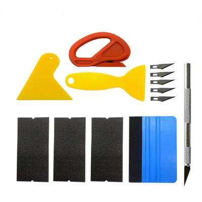 Neues Auto Folienverklebungswerkzeug Set Rakel Abzieher Vinyl Verklebungswerkzeug Fahrzeugaufkleber Installationsset Auto Folie Autozubehör