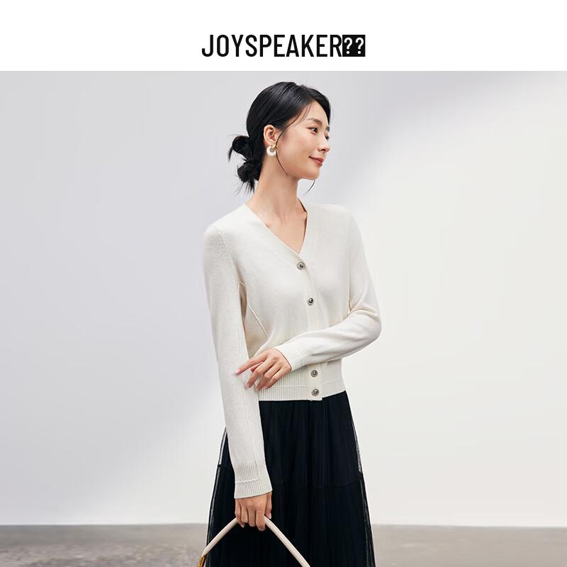 

JOY SPEAKER Женский осенний кардиган из смесовой шерсти с V-образным вырезом M