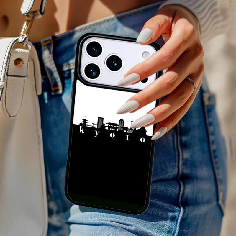 Kyoto Japan Old Capital Phone Case For iPhone 17 Air 14 15 13 12 Max Cover For Apple 14 15 16 16e 11 Pro Max Plus iPhone 13pro