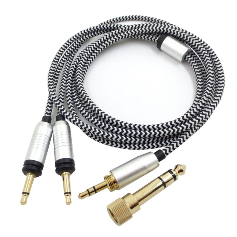 Cavo per cuffie Filo OFC per cuffie Focal ELEGIA Spina da 3,5 mm e 6,35 mm a doppio spinotto da 3,5 mm Cavo maschio 150 cm/59,06 pollici