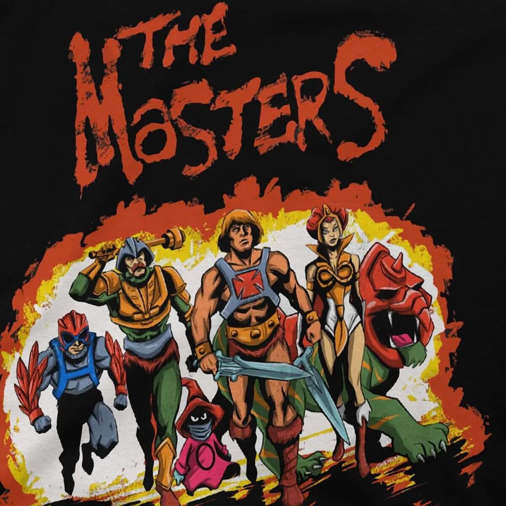Masters Of The Universe Nejnovější tričko pro unisex The Masters Kulatý výstřih Základní tričko Výrazný dárkový oděv Outdoorové oblečení