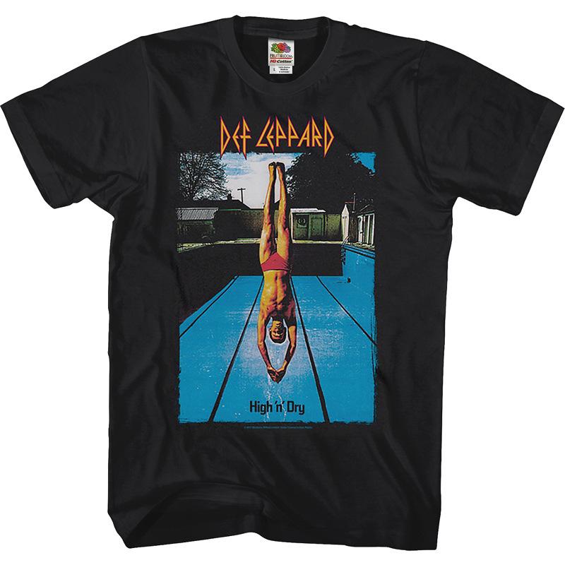 Def Leppard ADRENALIZE 1992 World Tour T-shirt Let's Get Rock Men Women Oversized Short Sleeve Streetwear Hip Hop Female Male Clothing