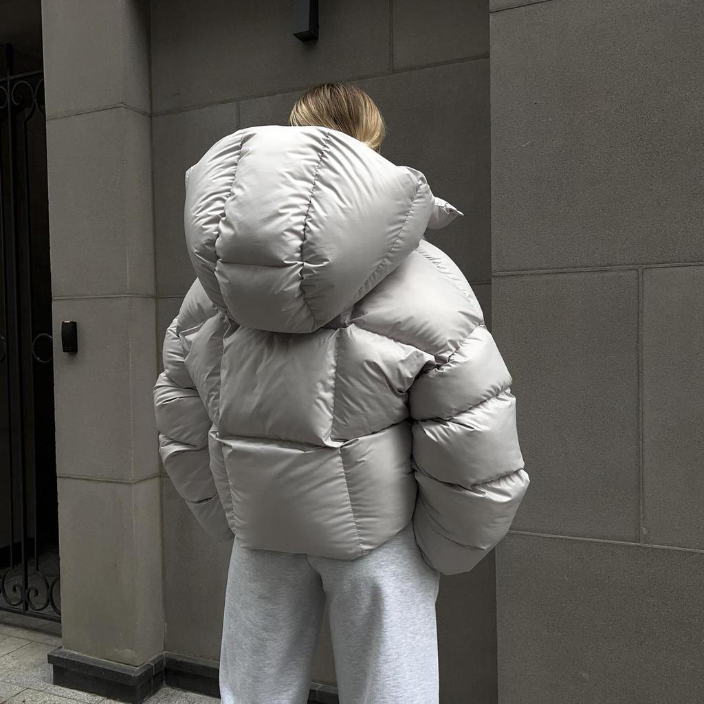 Winter Warm Cotton Puffer Jackets Women's Loose Parkas Coat Vintage Bread Jacket Outwear Office Ladies Quilted Jacket