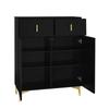 Kommode mit 2 Schubladen, Modernem Schuhschrank mit Stauraum, Sideboard für Esszimmer, Wohnzimmer & Schlafzimmer