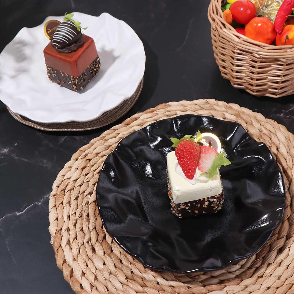 Creative Steak Plate Ceramic Storage Dish Kitchen Organizer Western Cuisine Plate  Snacks