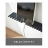 Yamazaki Jitsugyo (Gypsum Board Tweezers and Wood Screws Included) Wall Smartphone Holder Black Approx. W14 x D3.2 x H3.3cm Tower Wall Mounted