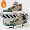 New Winter Warm and Plush Comfortable Men's High Top Sports Shoes Lightweight Wear-resistant Versatile Men's Casual Cotton Shoes