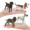 Pvc Lifelike Static Dog Figurines 5 Styles Including Basset Hound Great Labrador Dane