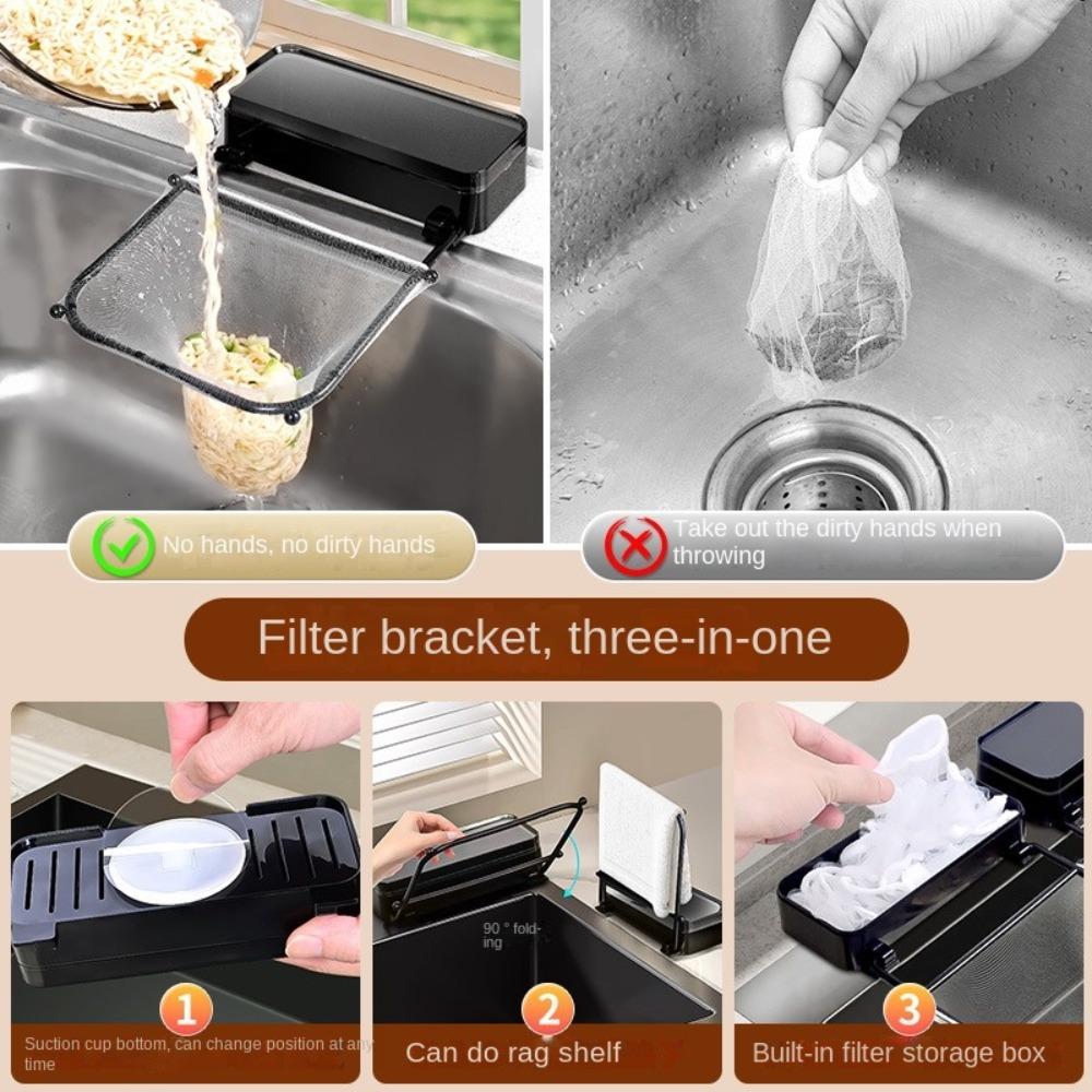 Plastové sítko do dřezu Nastavitelný sběrač odpadu Pohodlný držák filtru do dřezu Restaurace