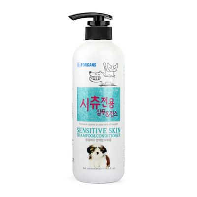Liveon Pet Shih Tzu Shampoo and Rinse Combination, 550ml, 1 Bottle, Korean Pet Shampoo