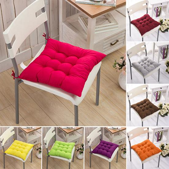Tie On Seat Pad Warm Chair Cushion Pads for Dining Room Garden