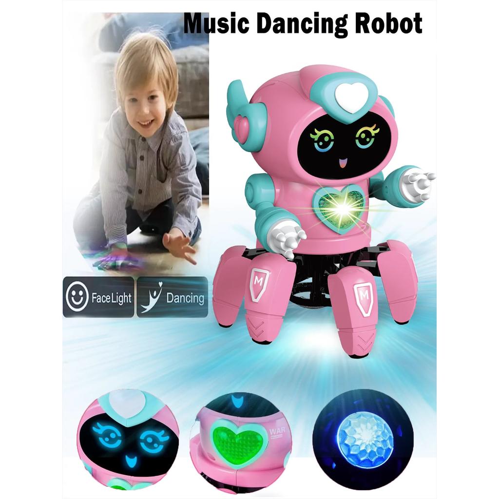 Dancing Electric Octopus Toy Robot with Lights and Music Children's Toy