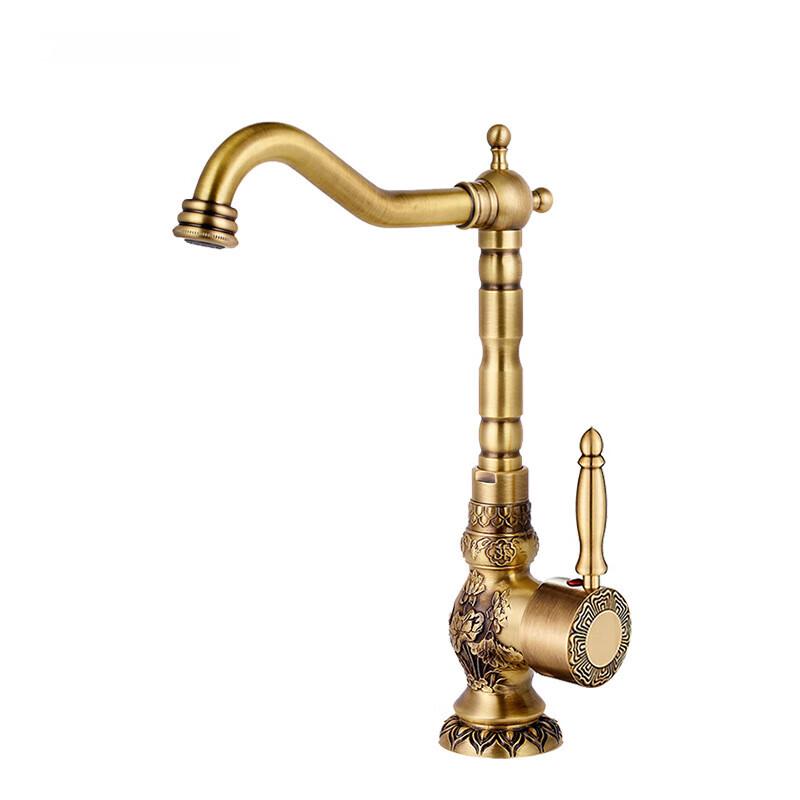 TLXT Antique Tall Basin Faucet