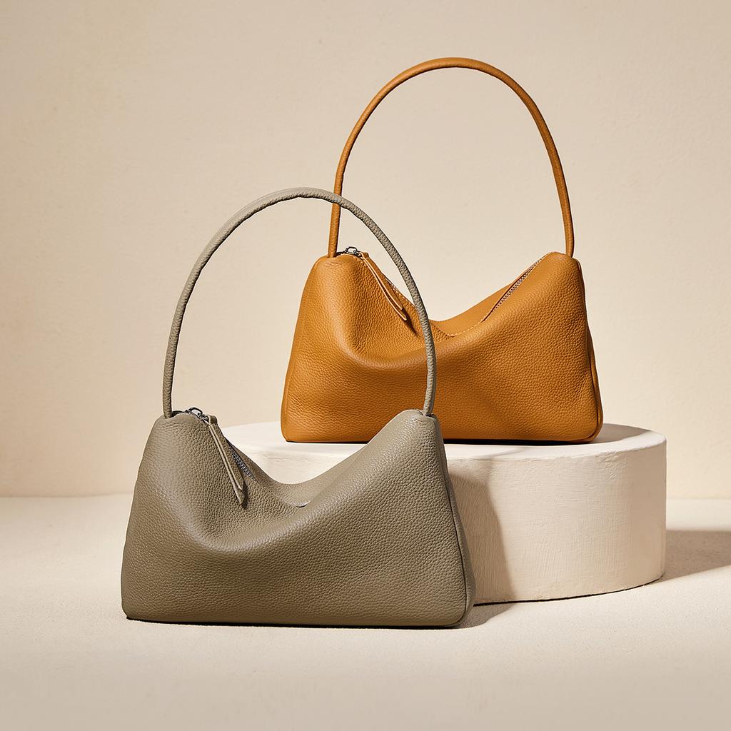 Mrs. Qiao Bag 2025 New Baguette Underarm Bag for Women High-end Handbag Genuine Leather Women's Bag Niche Shoulder Bag