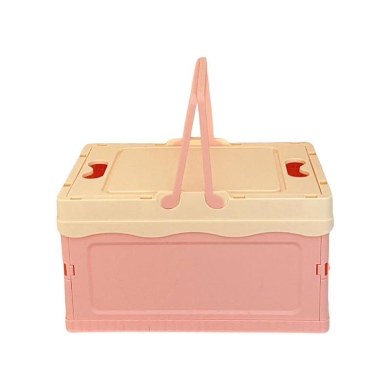 Waterproof Folding Container with Lid for Camping Home Use Outdoor Gear Storage Organiser for Small Spaces