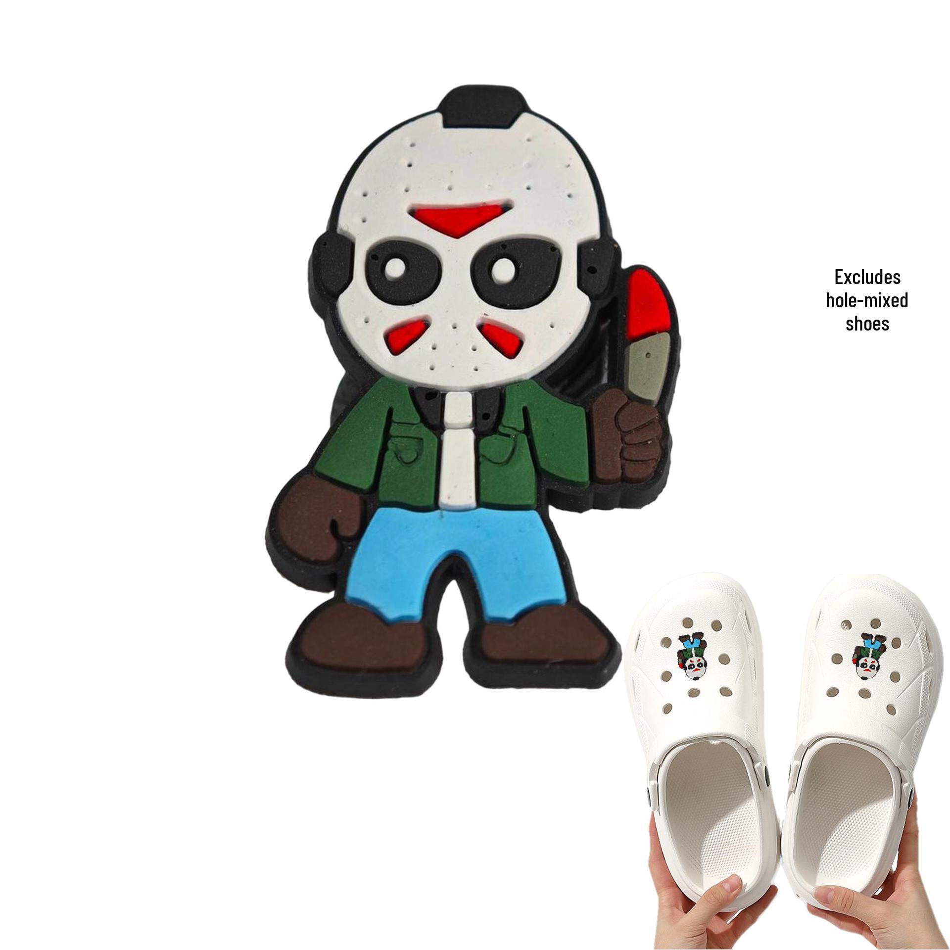 Halloween Cartoon Shoe Buckles - Cute DIY PVC Drip Glue Shoe Flowers for Cross-border Hole Shoes. стиль 53
