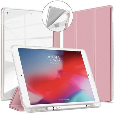 Case for iPad Air 3 / Pro 10.5 - BOOLING - Shockproof Silicone Protection - Pink - Integrated Pencil Holder