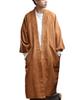 Suede Coat for American Camel L 8(eight) Men, Haori, Kimono, Streetwear, Casual,