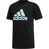 T Shirts Men's Black Crew Neck Moderate GT7760