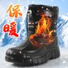 Winter fluweel warm verdikt lange sneeuwlaarzen outdoor hoge top katoenen laarzen sport platform katoenen schoenen te