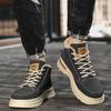 New Fashion Winter Men's High Top Martin Boots Students Male Boys Trending Soft Sole Work Shoes Labor Protection Martin Sneakers