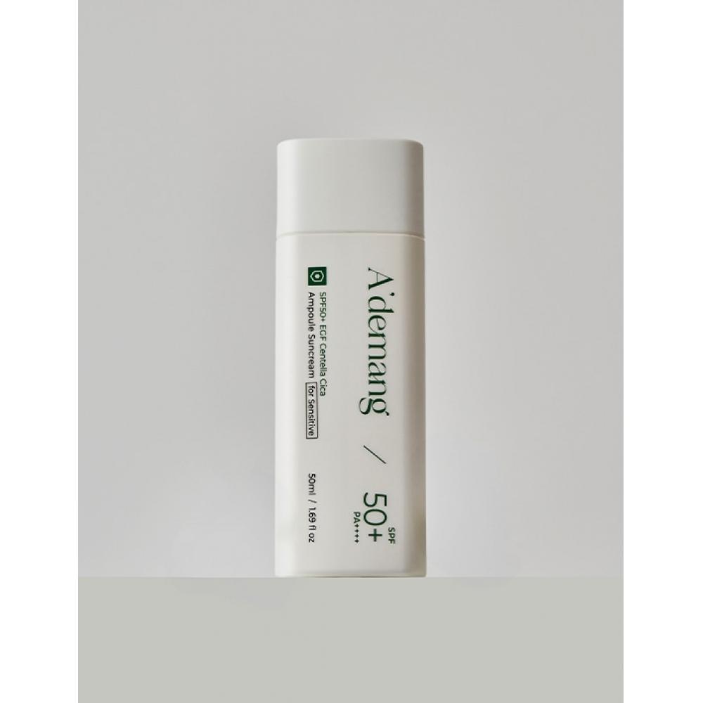 Adman Egf Centella Centella Ampoule Sun Cream For Sensitive 50ml