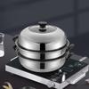 WODHO 316 Stainless Steel 2-Layer Steamer & Soup Pot