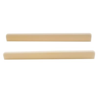 Musiclily DJ-04 Bone Saddles for Classical Guitar, 80x3x9mm (Pack of 2)