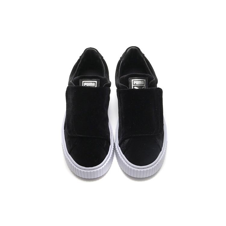(WMNS) PUMA Basket Platform Strap 'Black And White' Women's 364068-01