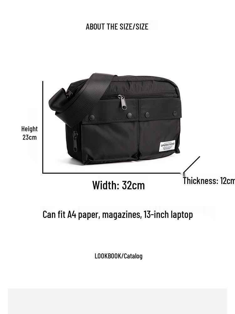 Men's Lightweight Urban Casual Crossbody Messenger Bag