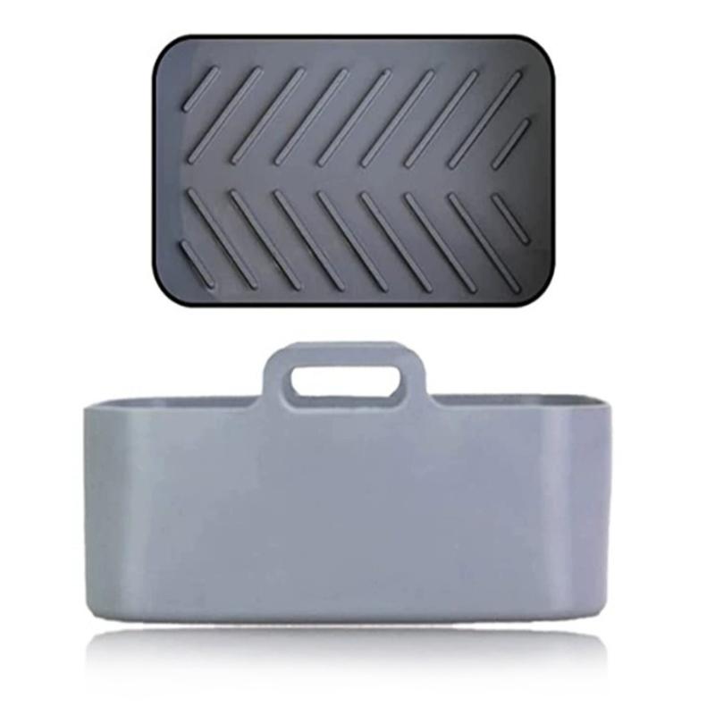 Replacement Baking Tray Air Fryer Silicone Liners Square Food Safe Non Stick Air Fryer Oven Basket Reusable Baking Tray