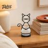 Cat Shaped Pen Holder Flower Pot Holder, Multifunctional Desktop Vase Organizer for Mini Small Plants, Minimalist Stand with Pots, Home Decor