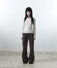 41PRAY Mini Pocket Bootcut Pants / Khaki Brown