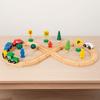 8-shaped Thinking Training Track Train Toy DIY Assembly Track Accessories Toy  Kindergarten
